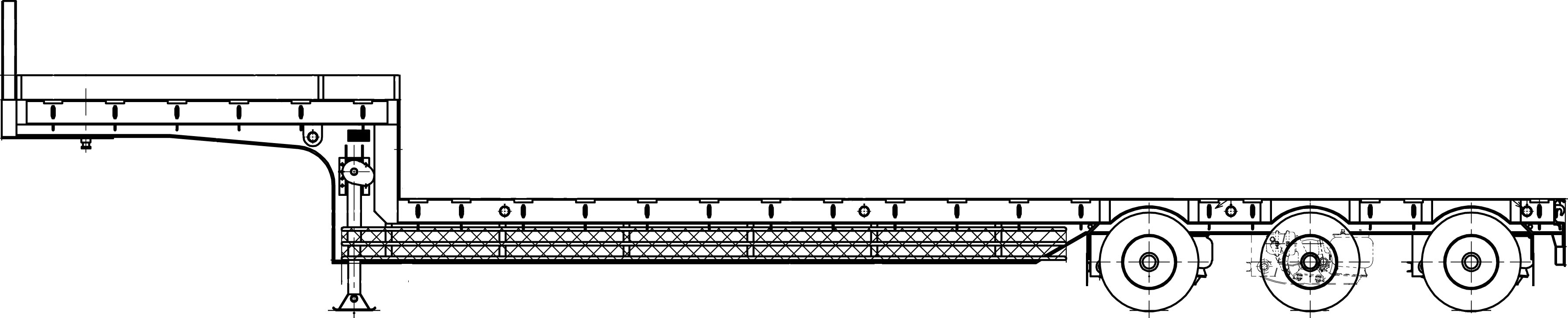 ボルボ中低６軸-台車-側面図-1